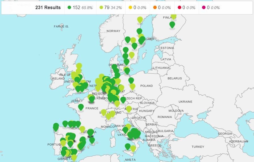 DEKRA actualiza su mapa interactivo Visión Zero