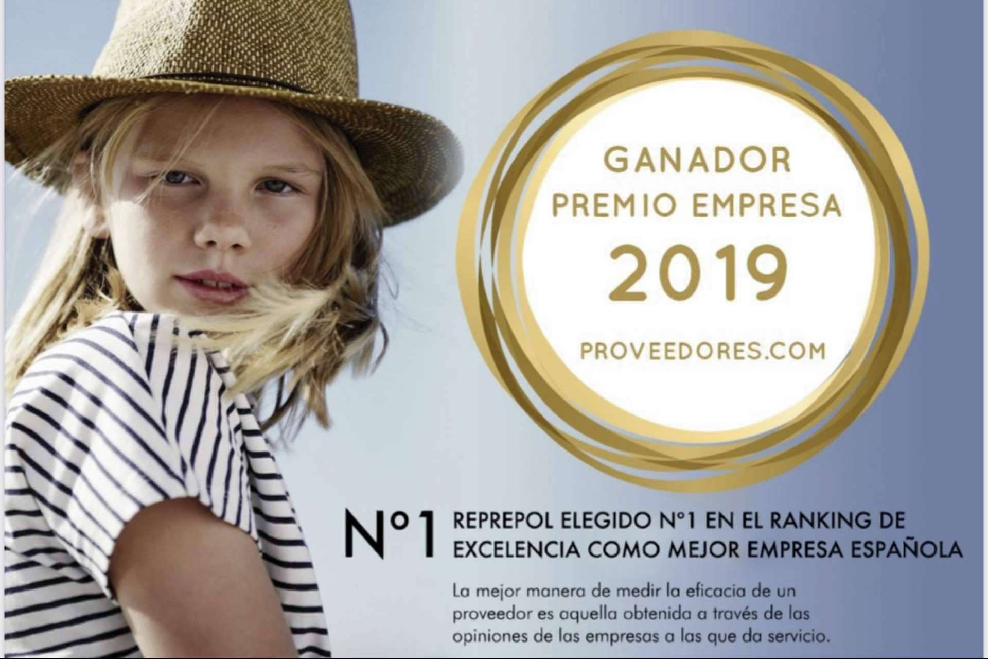 Segundo año consecutivo premiado al mejor proveedor de ropa infantil, Grupo Reprepol