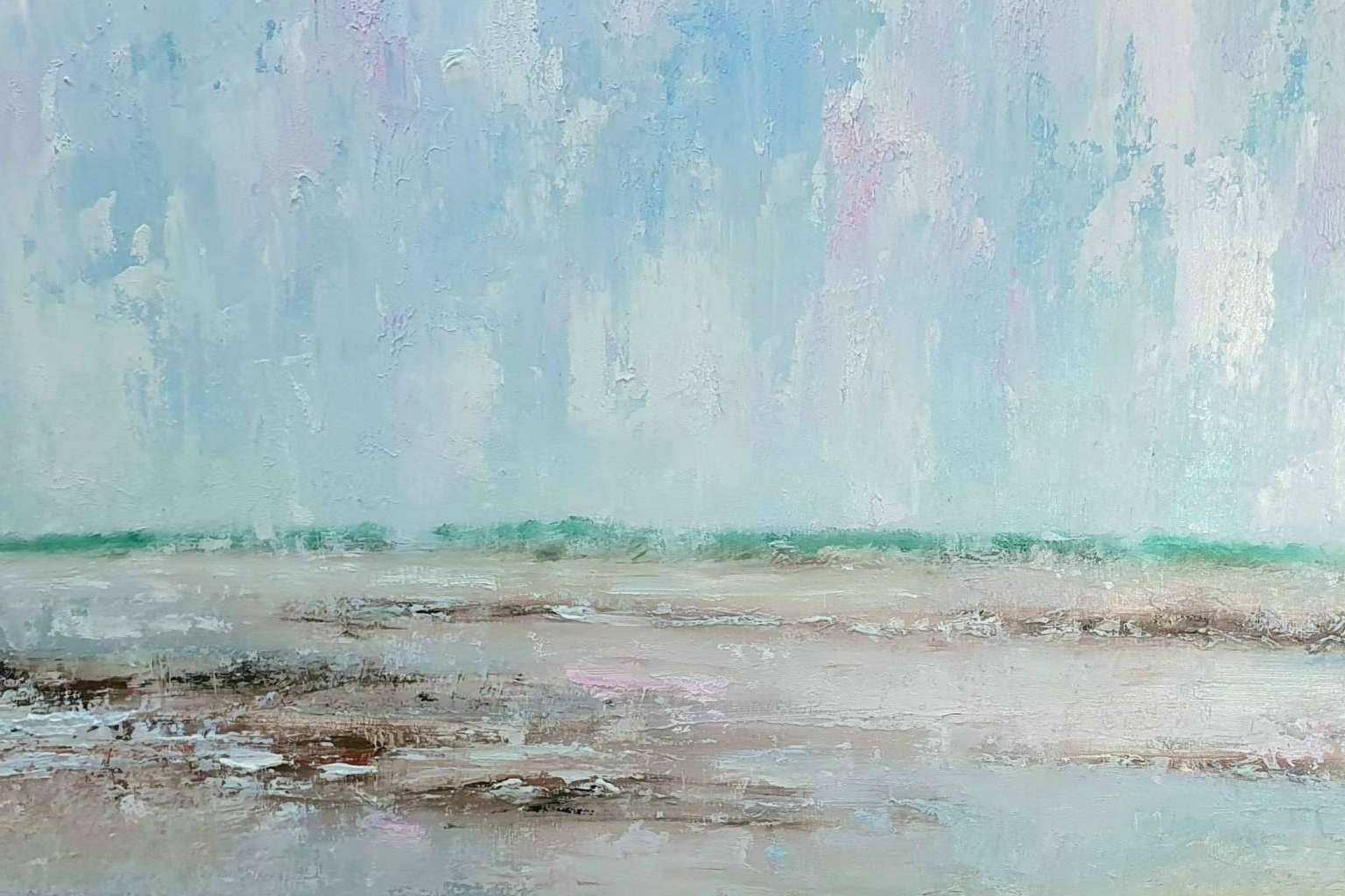 Momo Puente-Piazza se convierte en uno de los nuevos referentes de la pintura abstracta en España