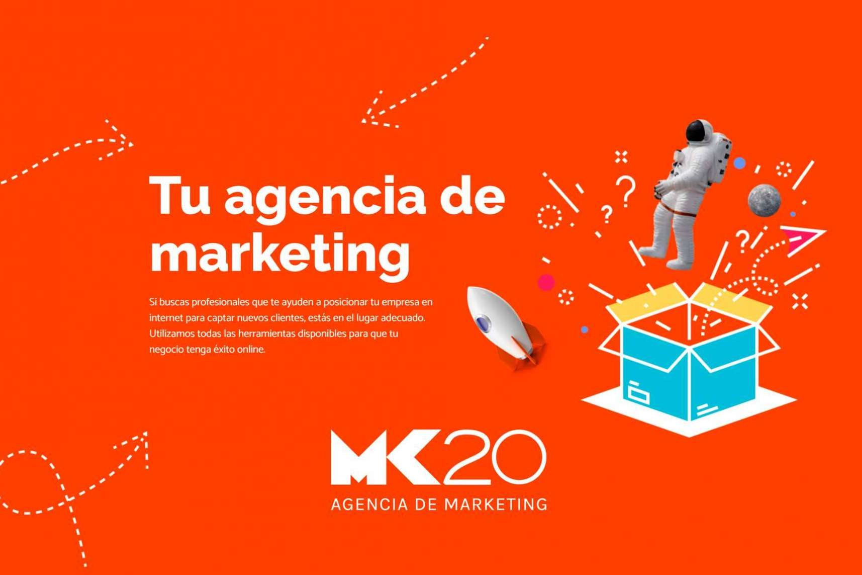 La agencia de marketing en Santiago de Compostela, MK 20, ofrece servicios para pymes