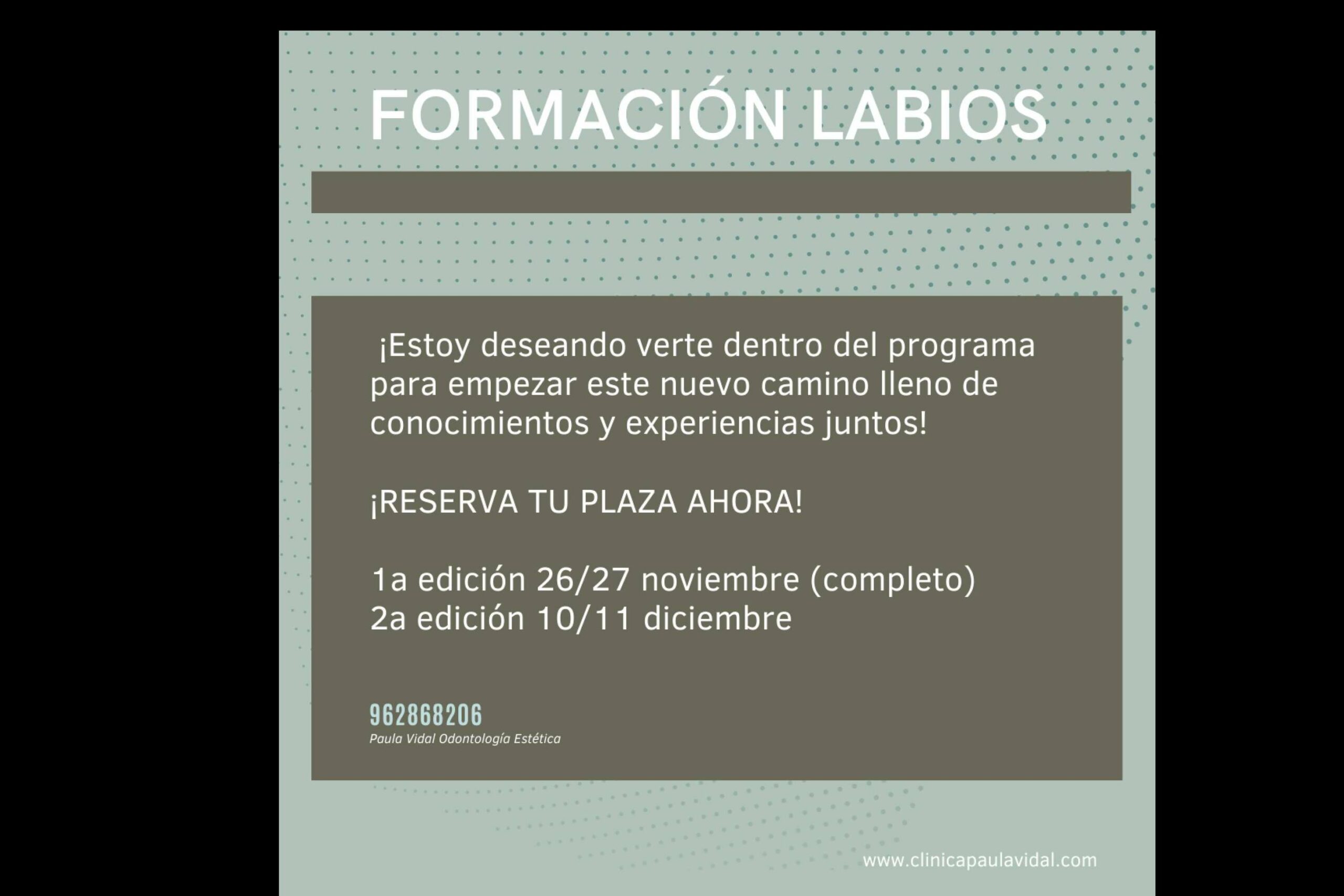 Clínica Paula Vidal, curso para odontólogos de relleno de ácido hialurónico