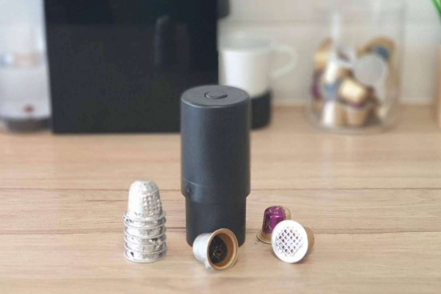 Es posible reciclar las cápsulas de café con el invento de Coffee Out