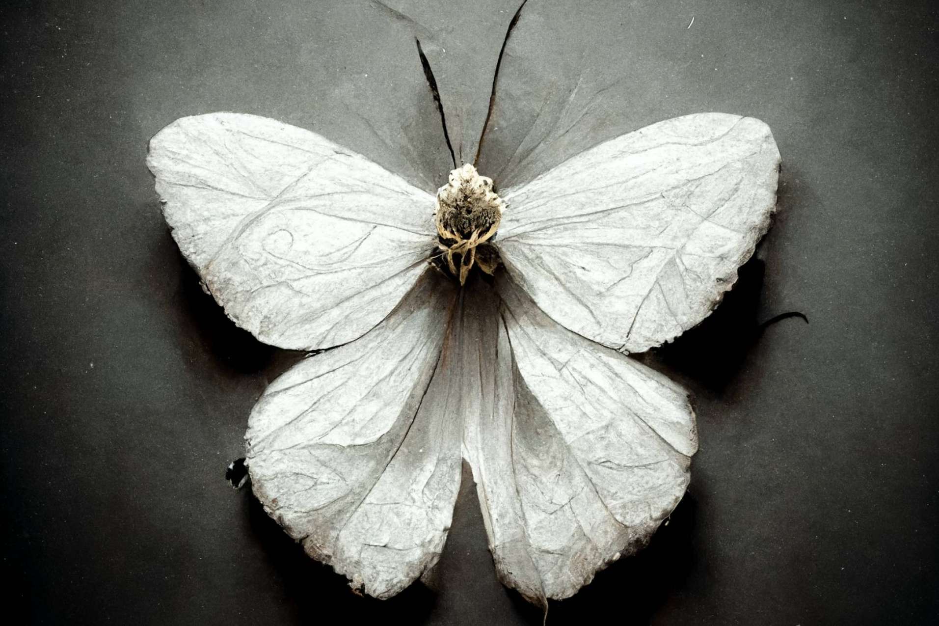 Antonio Sánchez Castro representa la muerte transformada de las mariposas a través de su obra 'Transformación'