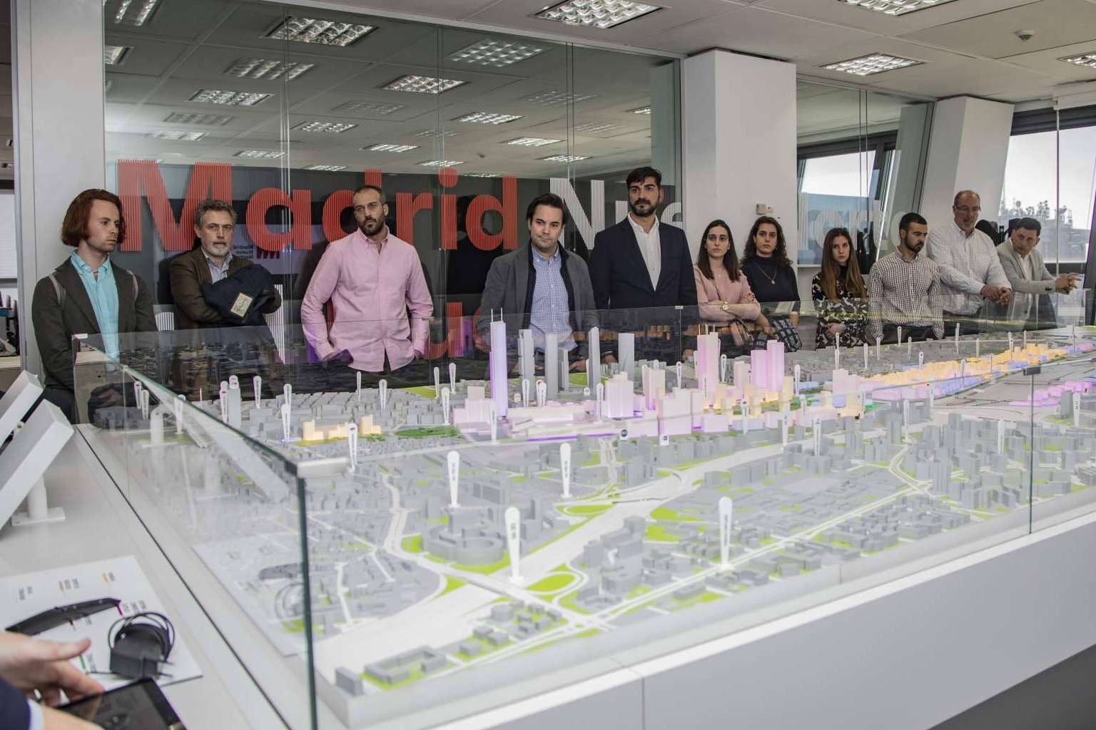 Real Estate Business School visita el proyecto Crea Madrid Nuevo Norte