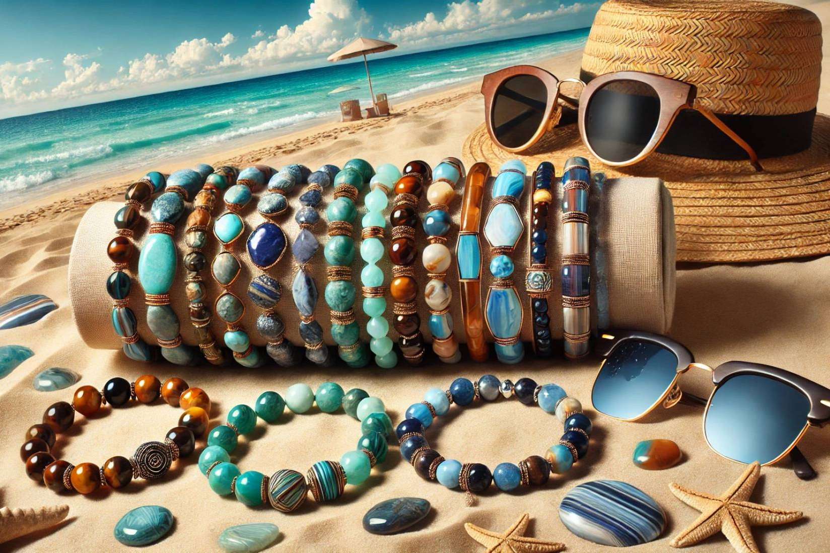 Pulseras artesanales de minerales, la joya energética del verano