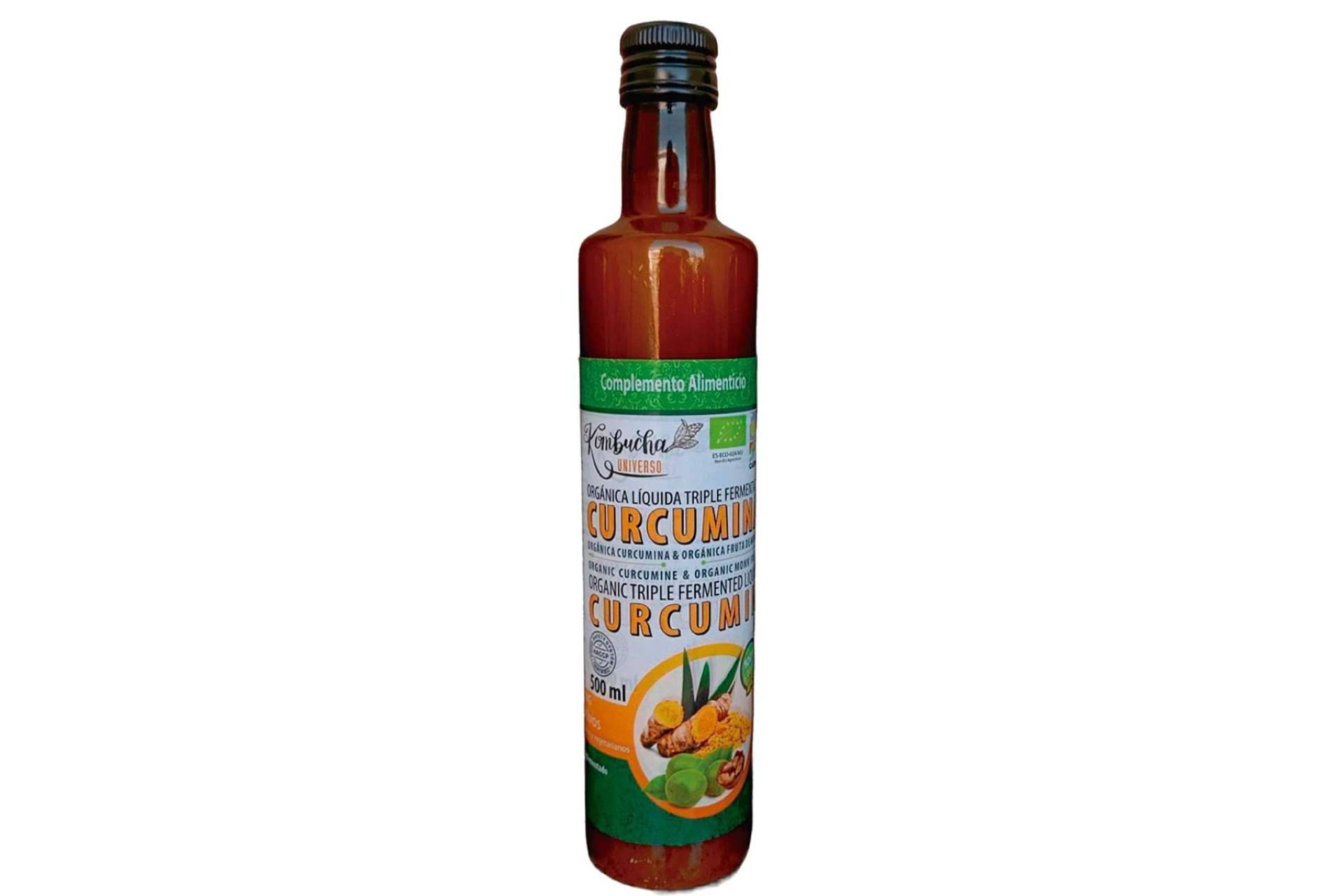 Qué beneficios aporta el suplemento dietético a base de curcumina orgánica triple fermentada de Kombucha Universo