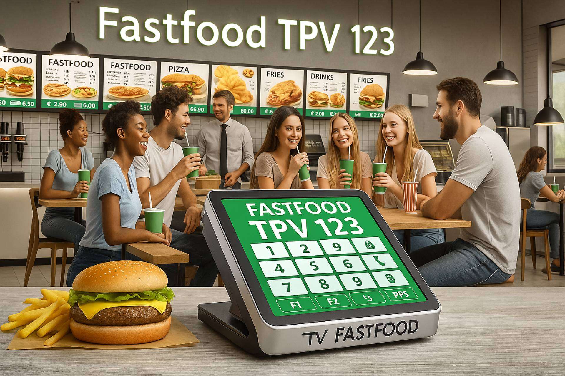 El software TPV 123 FastFood transforma la operativa en restaurantes fast food