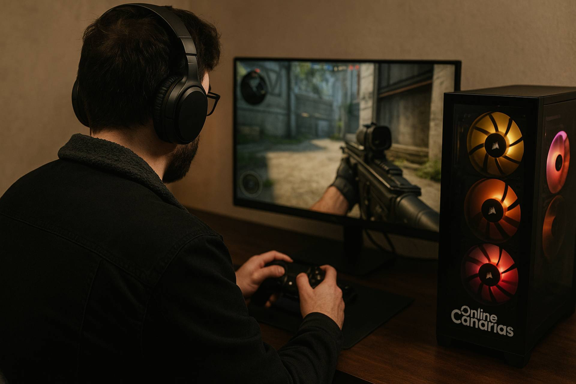 Colaboración entre Nate Gentile y Online Canarias para facilitar el acceso a PC gaming en las islas