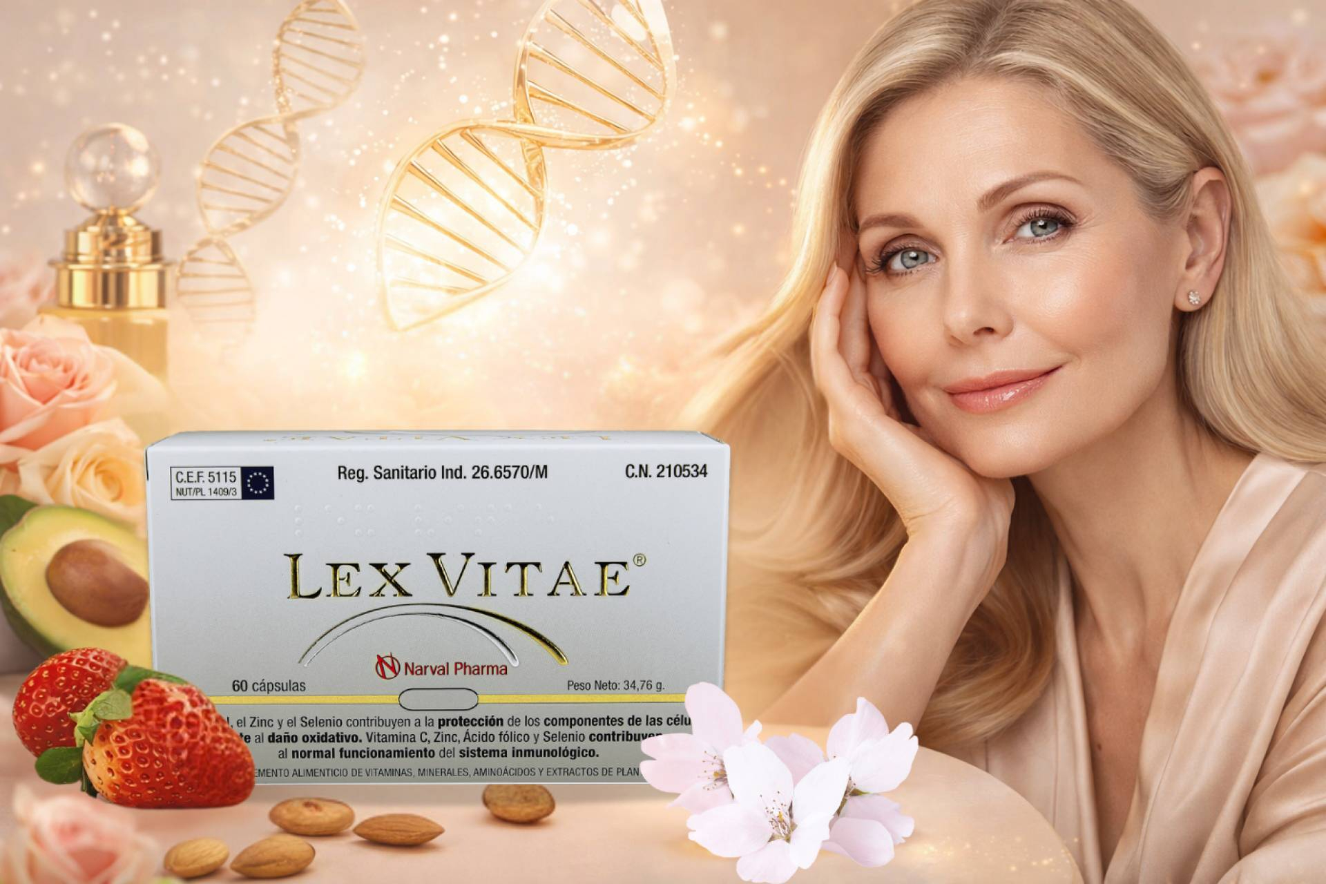 Lex Vitae combina glutatión, zinc y selenio en un antioxidante oral pensado para el día a día
