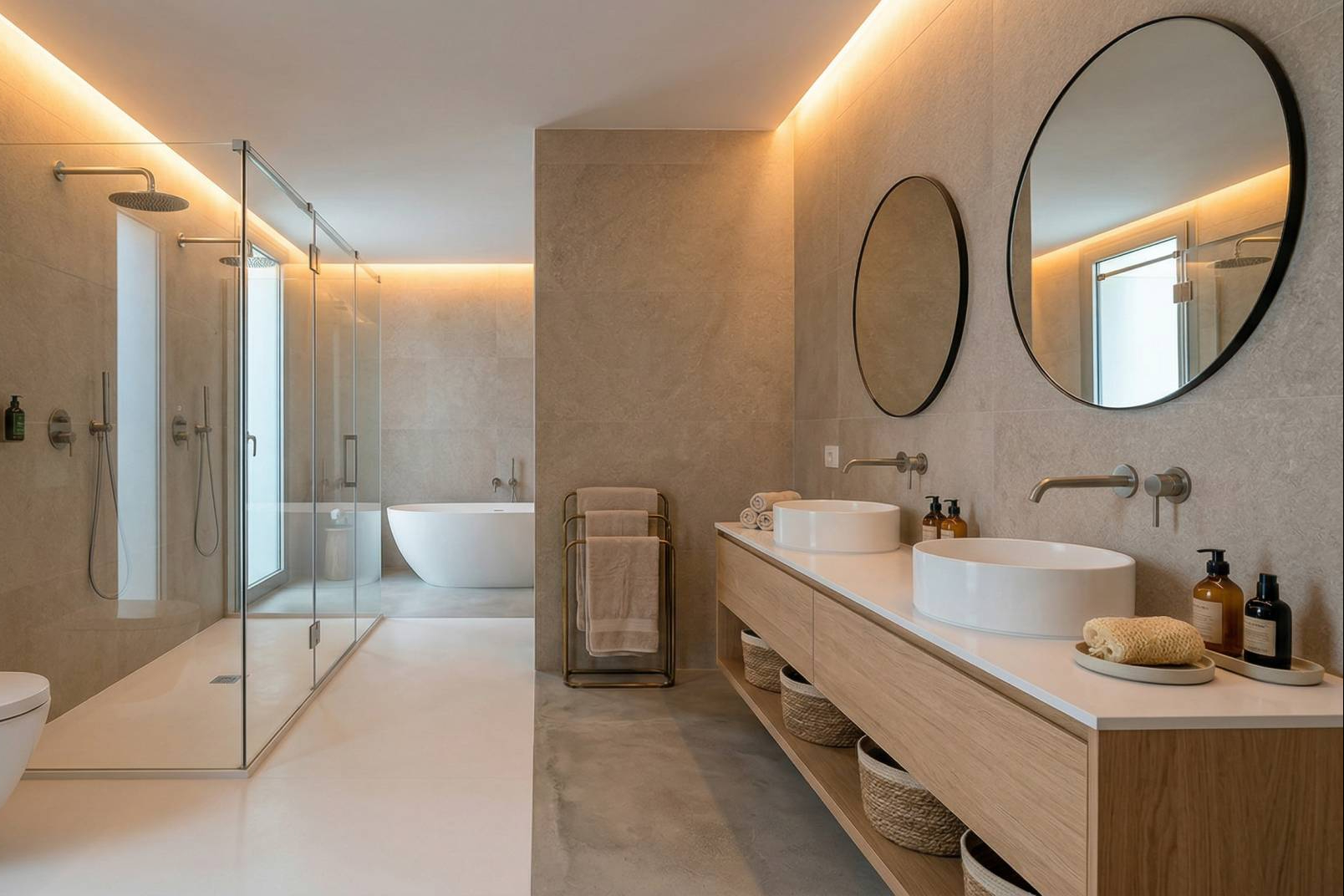 Iluminación indirecta en vivienda y altura del techo, factores clave en una reforma integral